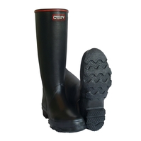 Century Dip-Tech Knee Length Agricultural Wellingtons - Black