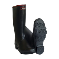 Century Dip-Tech Knee Length Ladies Agricultural Wellingtons - Black