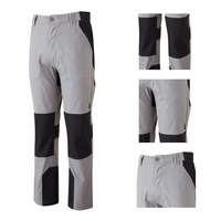 Craghoppers Mens Bear Grylls Survivor Full Stretch Trousers - Steel/Black
