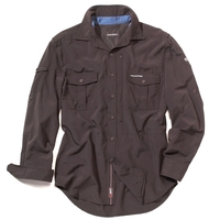 Craghoppers Mens NosiLife Long-Sleeve Shirt - Dark Bark