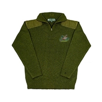 Deben High Neck Pullover - Pheasant Motif