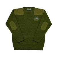 Deben Regular Round Neck Pullover - Pheasant Motif