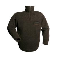 Harkila Annaboda Jersey - Dark Brown Melange