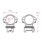Hawke 1pc 30mm Droop Compensating Mounts - Dovetail