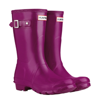 Hunter Original Gloss Short Wellington Boots - Violet