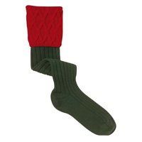 Hunter Balmoral Socks - Green/Red