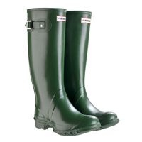 Hunter Huntress Ladies Wellington Boots - Green