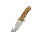 Joker Continental Venado 10cm Fixed Blade Knife with Gut Hook - Olive Wood Scales