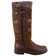 Kanyon Outdoor Ash Country Boot - Wider Fitting Leg - Chocolate