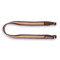 Maremmano Canvas and Leather Sling - Tan