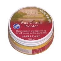 Mars Wax Cotton Proofer - 100ml Tub