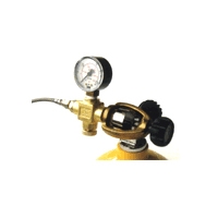 Midland Diving Equipment 'A' clamp hose, gauge and bleed