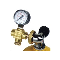 Midland Diving Equipment DIN fitting, gauge and bleed for Rapid7/Super 10