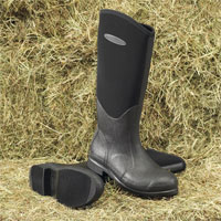 MuckBoot Co Tyne Riding Wellington Boots - Black