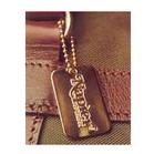 Napier Brass Name Tag