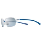 Nike Vantage 200 Men's Sunglasses - Shiny Chrome/Super Blue Lens inc. Case