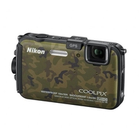 Nikon Coolpix AW100 16MP Camera - Camo