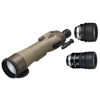 Nikon RA III WP 82mm Straight Spotting Scope - Grey, 25x Eyepiece, 20-60x Zoom Eyepiece & Stay-on Case