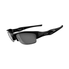 Oakley Flak Jacket Polarised Men's Sunglasses - Jet Black (Frame) / Black Iridium (Lens)