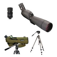 Opticron HR 80 GA ED Angled Spotting Scope Bundle with SDL v2 24-72x Eyepiece, Stay on Case