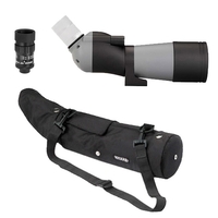 Opticron IS 60 ED WP Angled Spotting Scope Bundle with IS 16-48x HR2 Eyepiece and Waterproof Case