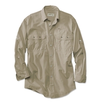 Orvis Pro Guide Cotton Long Sleeved Casting Shirt - Stone