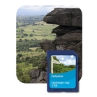 Satmap English Counties Derbyshire 1:50k Landranger Digital Ordnance Survey Maps