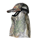 Seeland Camouflage Cap with Mesh Face Veil (Mossy Oak)