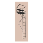 Seeland Hercules Double Treestand (Single Ladder)