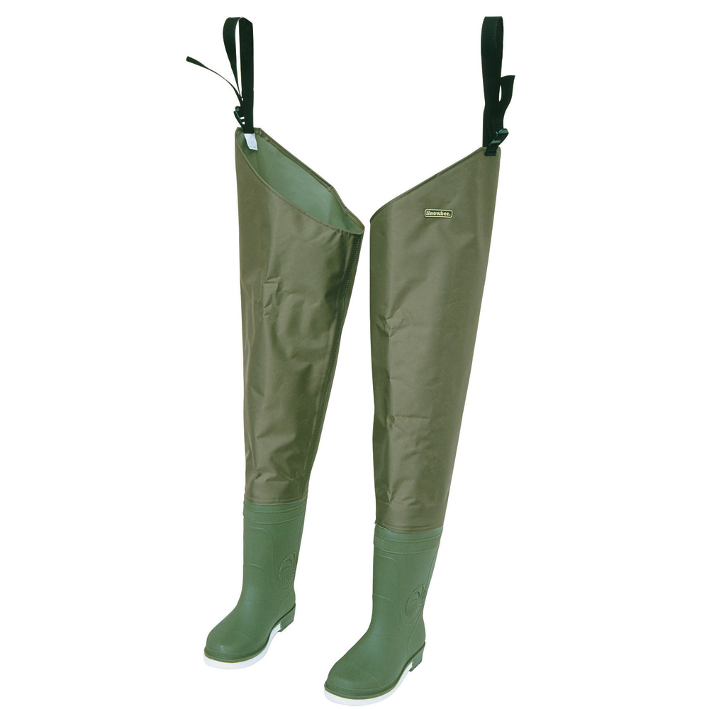 Snowbee 210D Nylon Thigh Waders - Cleated Sole