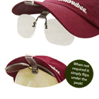 Snowbee Cap Peak Clip-On Magnifier Lenses