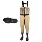 Snowbee Prestige Breathable Bootfoot and Zip-Front Chest Waders - Spike Sole