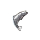 A R Brown Trout Pewter Pin Badge