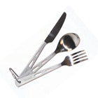 Terra Nova Titanium 3 Piece Cutlery Set