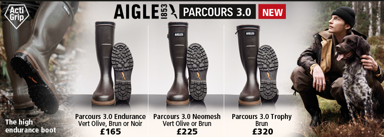 Aigle Parcours 3.0 Wellington Boots, Rubber Boot Bag 2 and Boot Jack 2