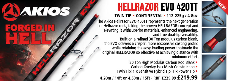 Akios Hellrazor EVO 420TT Fishing Rods