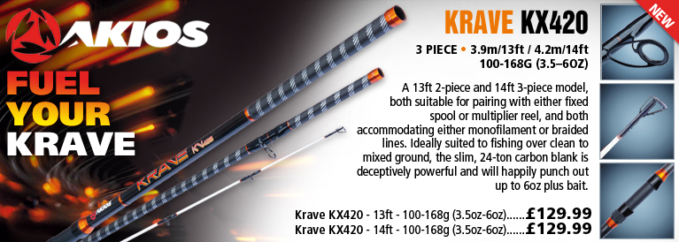Akios Krave KX420 Fishing Rods