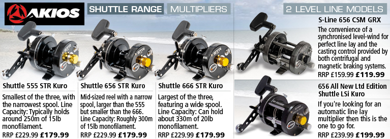 Akios Shuttle Reels