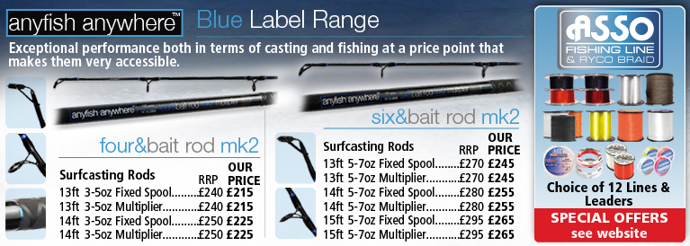 Anyfish Anywhere Blue Label Rods