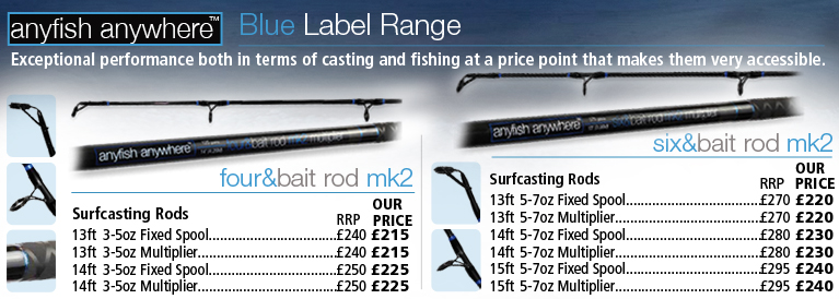 Anyfish Anywhere Blue Label Rods