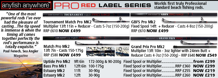Anyfish Anywhere Pro Red Label Series