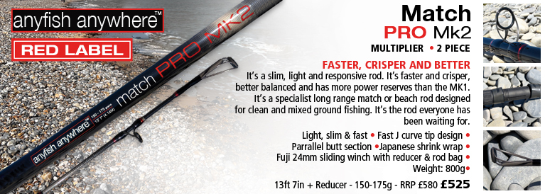Anyfish Anywhere Match Pro Mk2 Rod - 13ft 7in - 150-175g