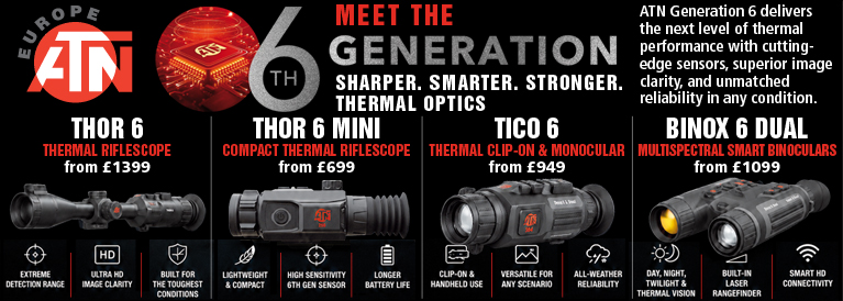 ATN 6th Generation Thermal Imagers - Thor 6, Thor 6 Mini, Tico 6 and Binox 6 Dual