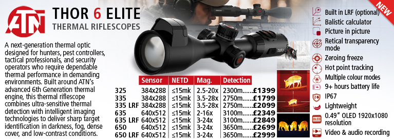 ATN Thor 6 Elite Thermal Riflescopes