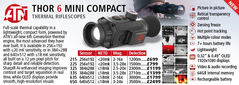 ATN Thor 6 Mini Thermal Riflescopes