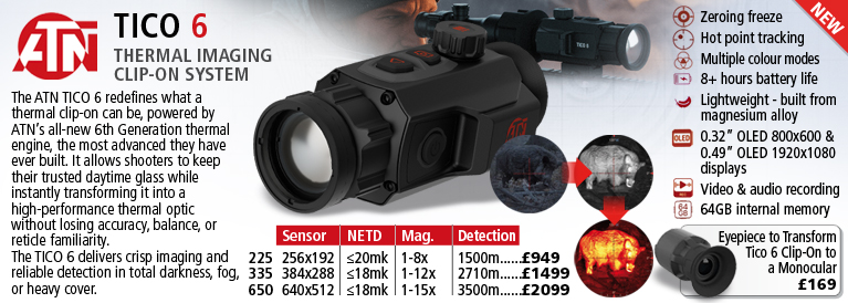 ATN Tico 6 Thermal Imaging Clip-On System