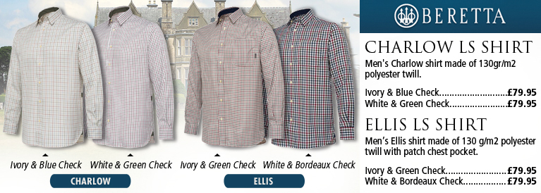Beretta Charlow and Ellis Long Sleeved Shirts