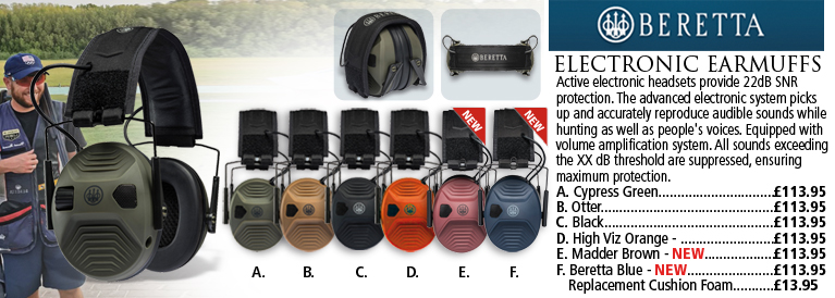 Beretta Electronic Earmuffs
