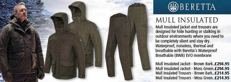 Beretta Mull Insulated Jacket and Mull Insulated Trousers