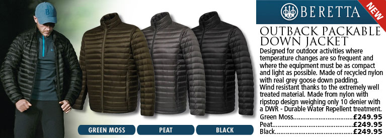 Beretta Outback Packable Down Jacket